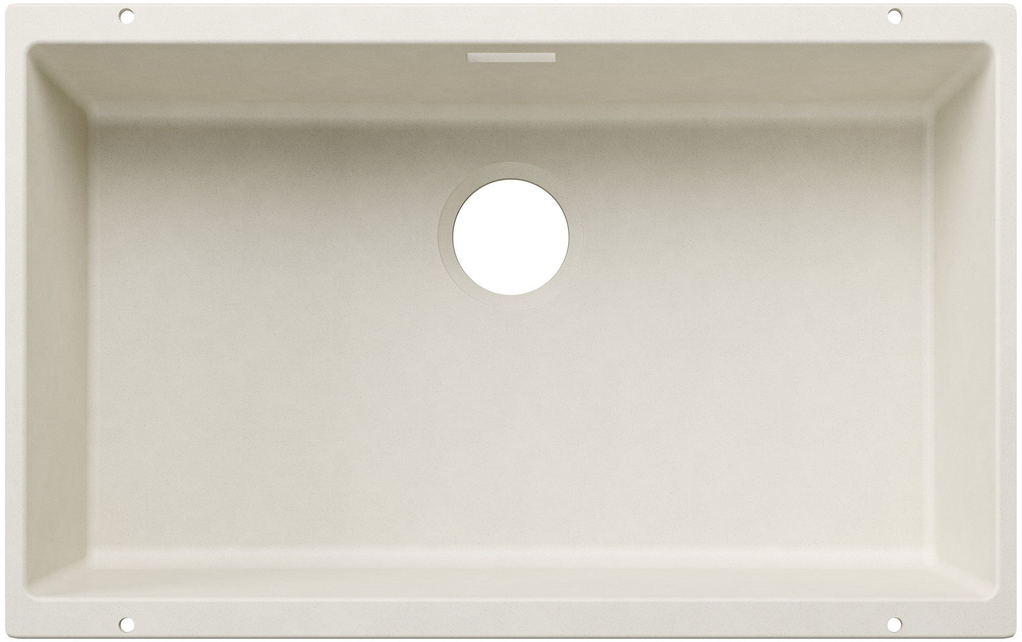 Chiuveta bucatarie Subline 700, 527804, granit alb antic, sub blat, 730 x 460 mm, Blanco